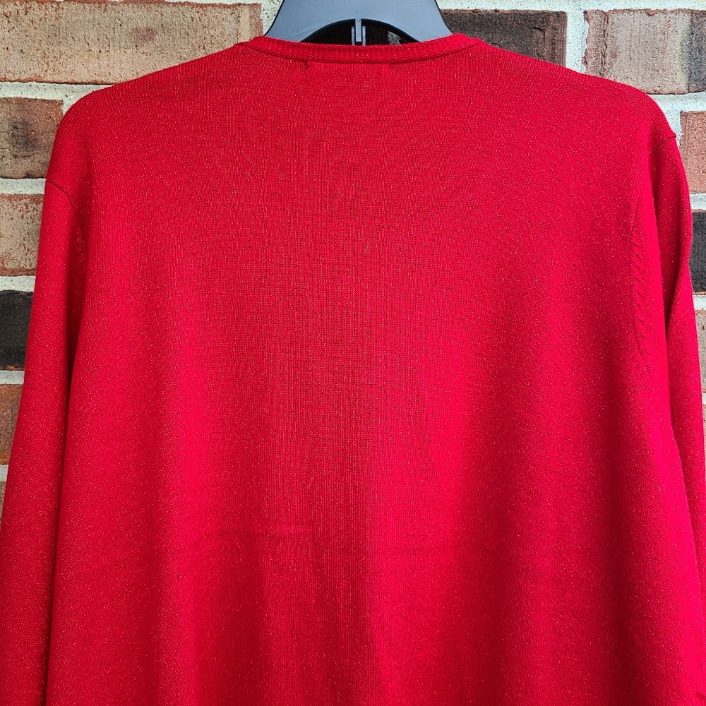 Briggs Red Metallic Sweater - Picture 7 of 9